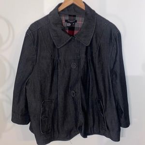Sandro dark denim blazer size 1x